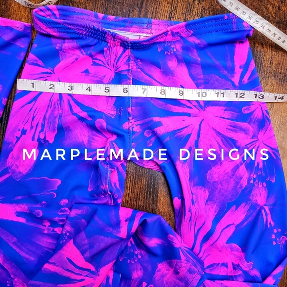 NWT*24x37 flares X Small/ X Long💜MarpleMade Designs  super soft yoga, low rise, - Picture 9 of 16
